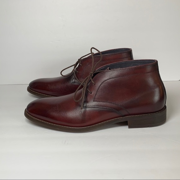 Moretti burgundy chukka boots Clearance